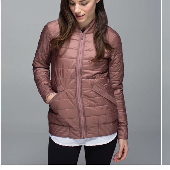Sz 10 Lululemon The Bomb Bomber Jacket - Picture 2 of 7